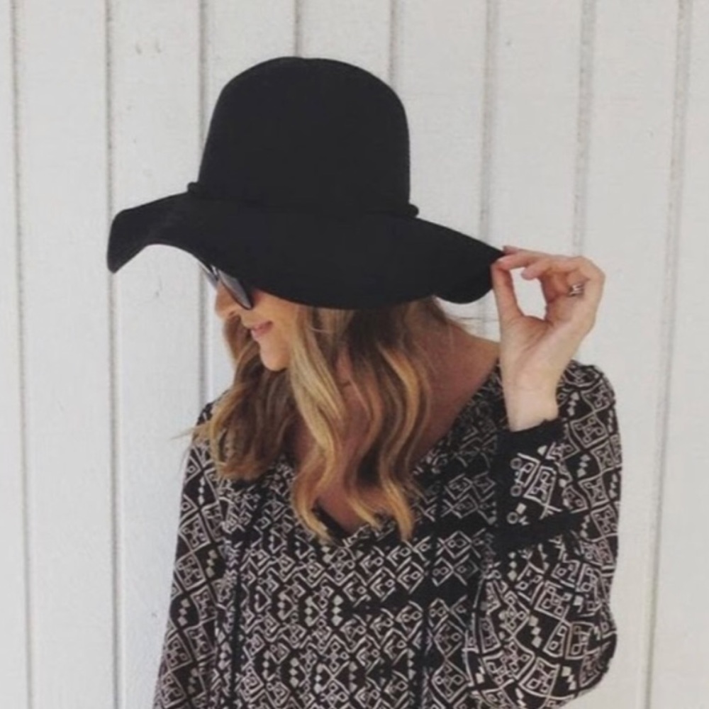 Boho floppy hat